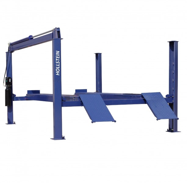 HOLLSTEIN 4POST14000ChainDrive with flat runways and bar mounted on driver side