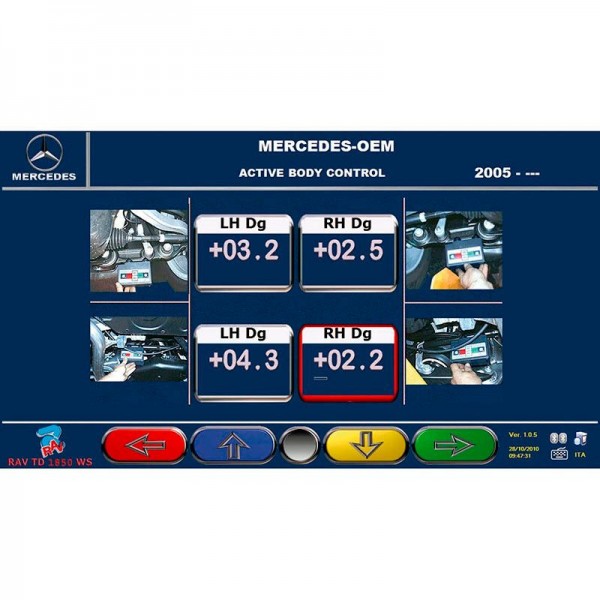 TD1760 Bluetooth Aligner with Mercedes specific Screen