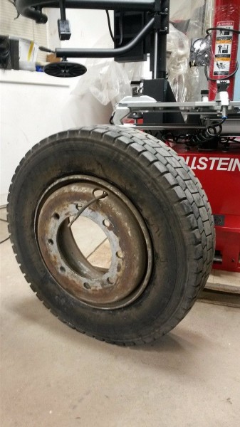 Heavy Ply Side wall on this Street sweeper assembly